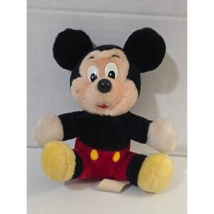 Vintage Disney Mickey Mouse Plush Disneyland Walt Disney World Toy